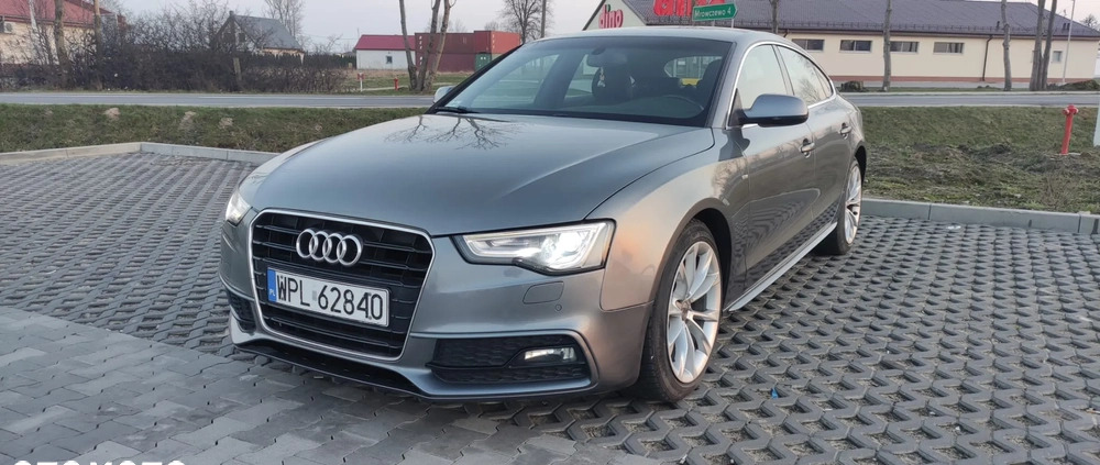 Audi A5 cena 73500 przebieg: 114550, rok produkcji 2015 z Płock małe 172